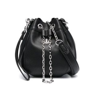 VIVIENNE WESTWOOD FAUX LEATHER CHAIN LINK BAG